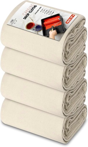 Canvas drop cloth 4x12 4 - 4x12, ft