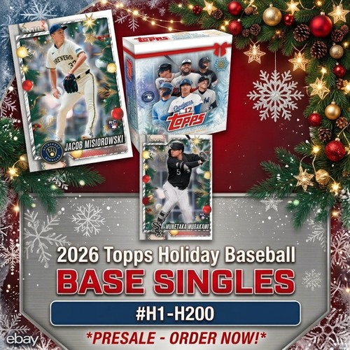 2026 topps holiday - 2026, baseball
