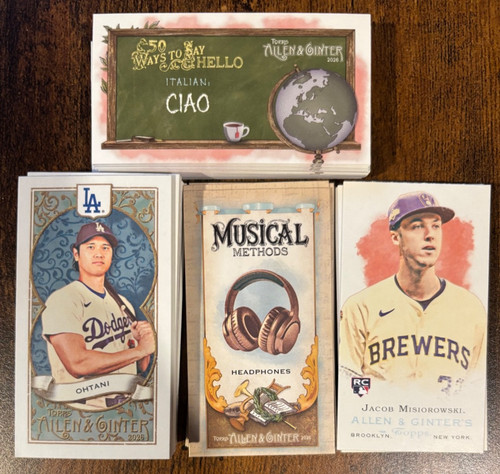 2026 topps allen ginter - allen, &