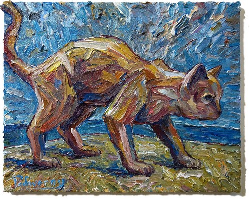 Cat modern original - cat,