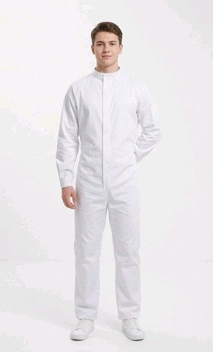 White unisex boiler - boiler, suit