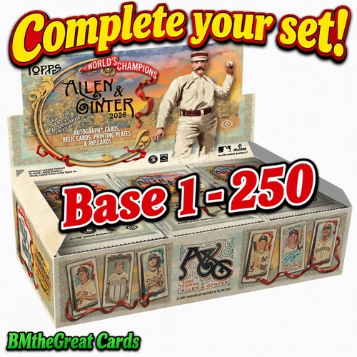 Topps allen ginter 2026 - &,