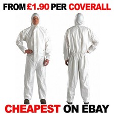 Disposable Coveralls White