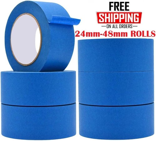Blue masking tape - blue,