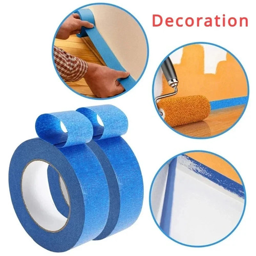 Rolls blue painter tape - rolls,